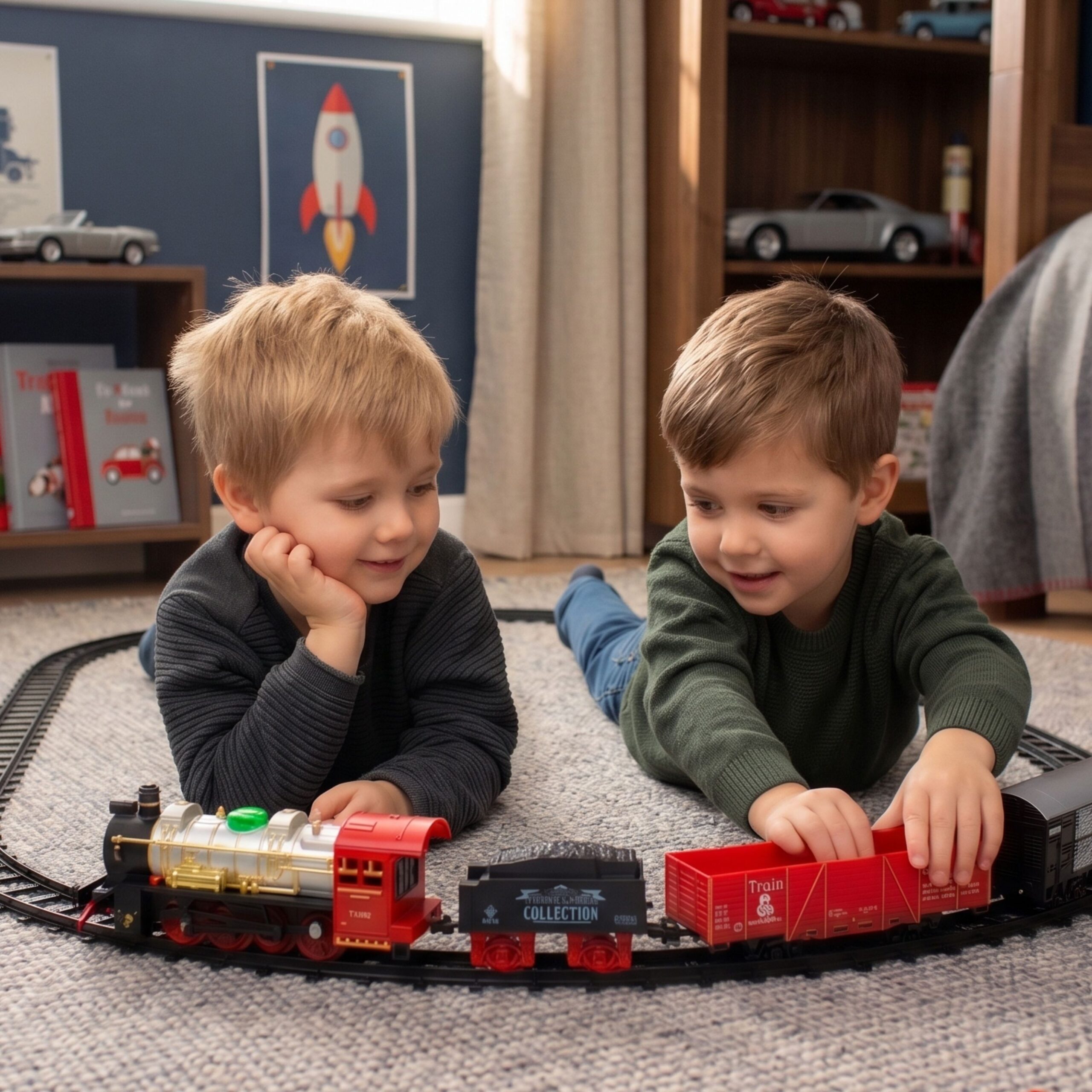 WOOPIE Classic Electric Train Track Sound Light + 29 pcs - Slika 2