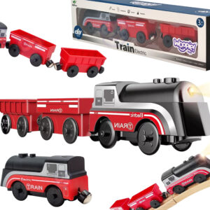 WOOPIE Electric Locomotive Train Magnet Cars