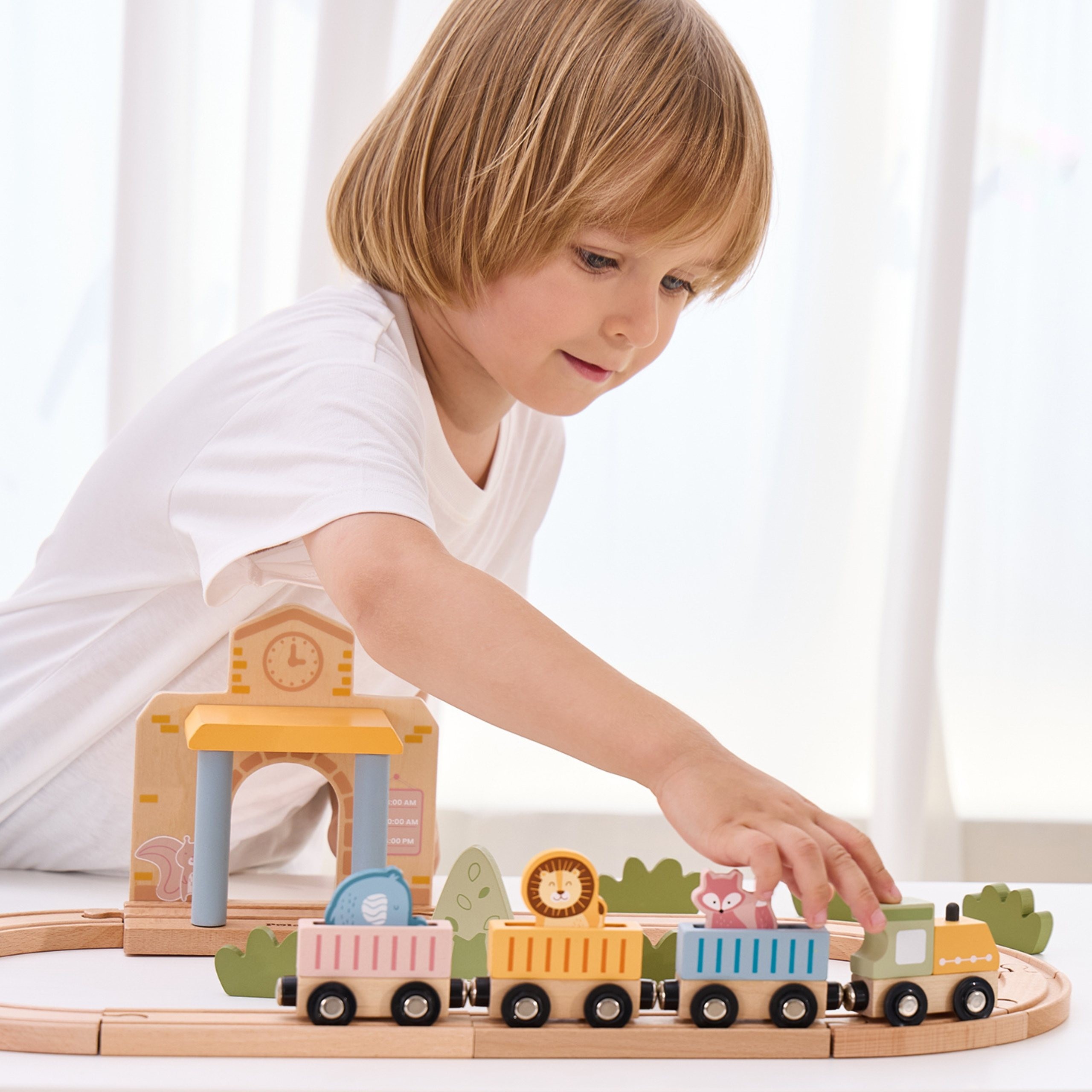 Viga PolarB Wooden Train Set 30 pcs. - Slika 2