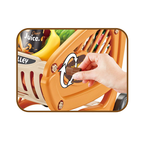 WOOPIE Shopping Cart for Children Movable Parts + 42 Accs. - Slika 7