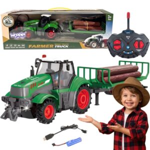 WOOPIE RC Tractor with Trailer – 1:24 Scale