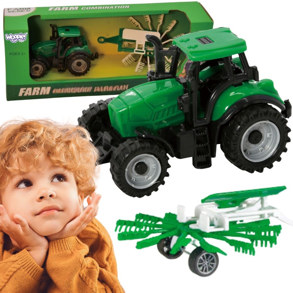 WOOPIE Farm Tractor with Rake