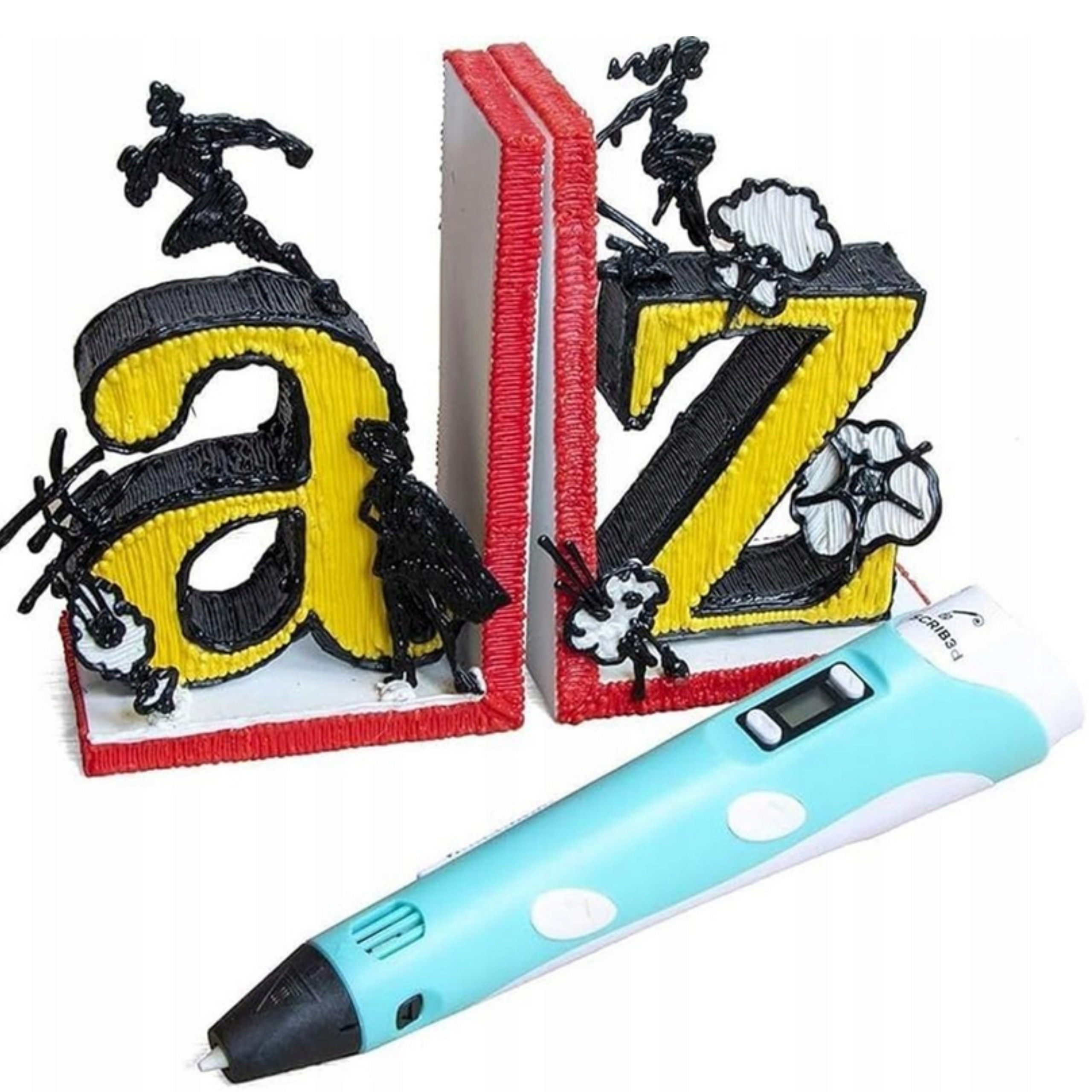 WOOPIE 3D Pen for Kids with LED Display - Creative Fun - Slika 2