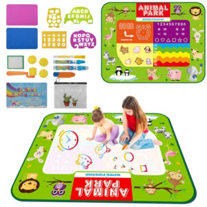 WOOPIE 2-in-1 Water Painting Mat XXL Double-Sided Animals