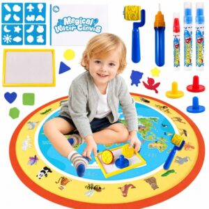 WOOPIE Magic Water Painting Mat Round ZOO 23 pcs.