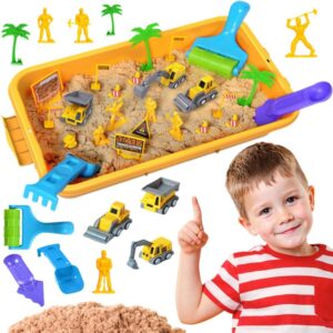 WOOPIE kinetički pijesak gradilište set in a Suitcase vozila 1kg