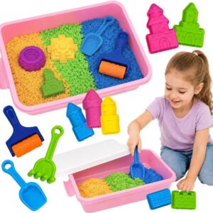 WOOPIE Kinetic Sand Magic Castle Set 22 pcs Suitcase