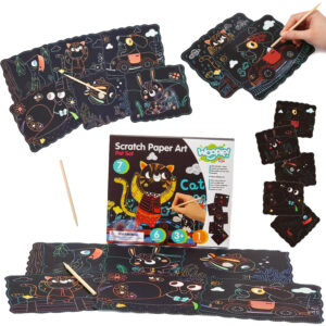 WOOPIE ART&FUN Creative Scratch-Off Set for Children 7 pcs.