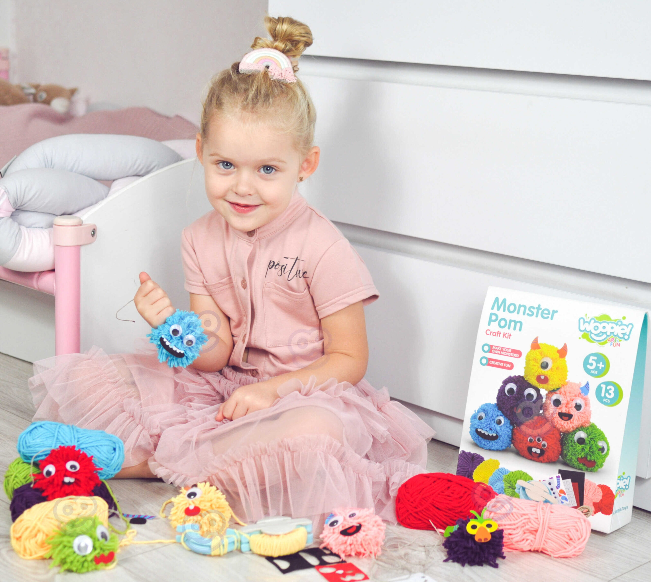 WOOPIE ART&FUN Monster Pom Creative Kit - Slika 2