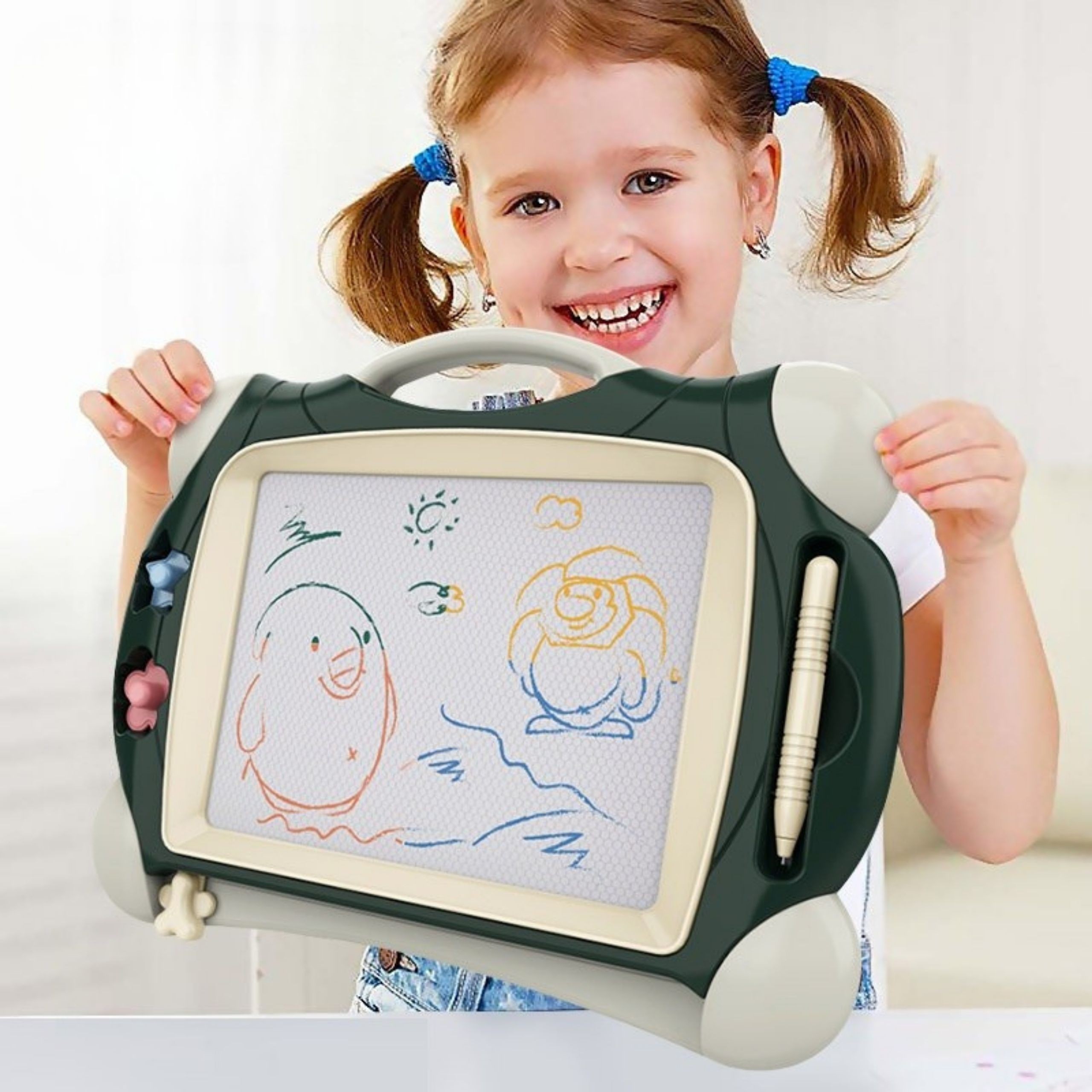 WOOPIE Magnetic Color Marker Board + 2 Green Stamps - Slika 2