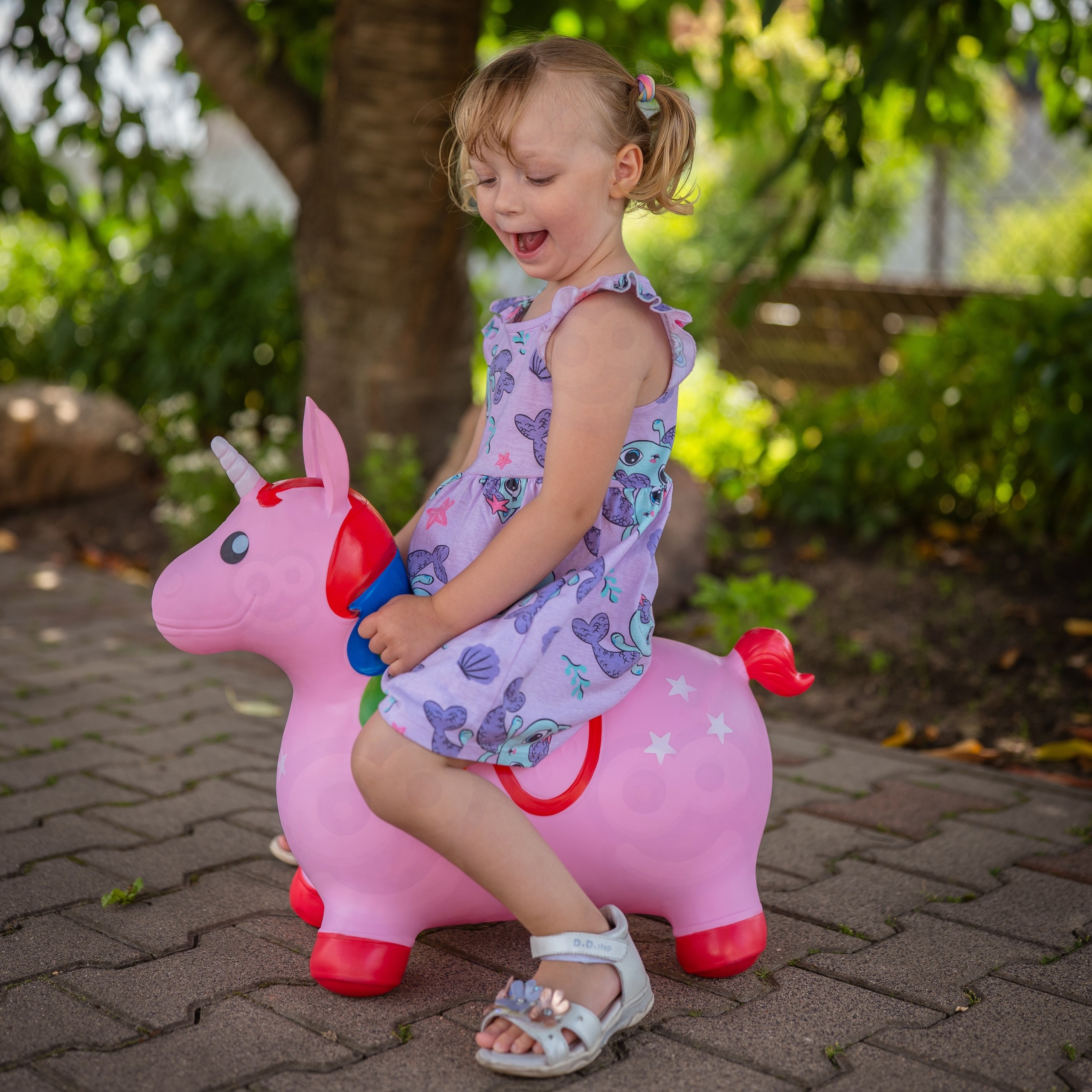 WOOPIE Pink Unicorn Jumper + Pump - Slika 2