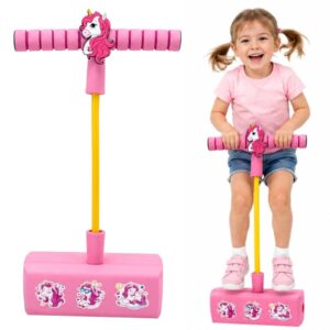 WOOPIE Foam Pogo Jumper for Kids for Jumping, Squeaking, Balance Training