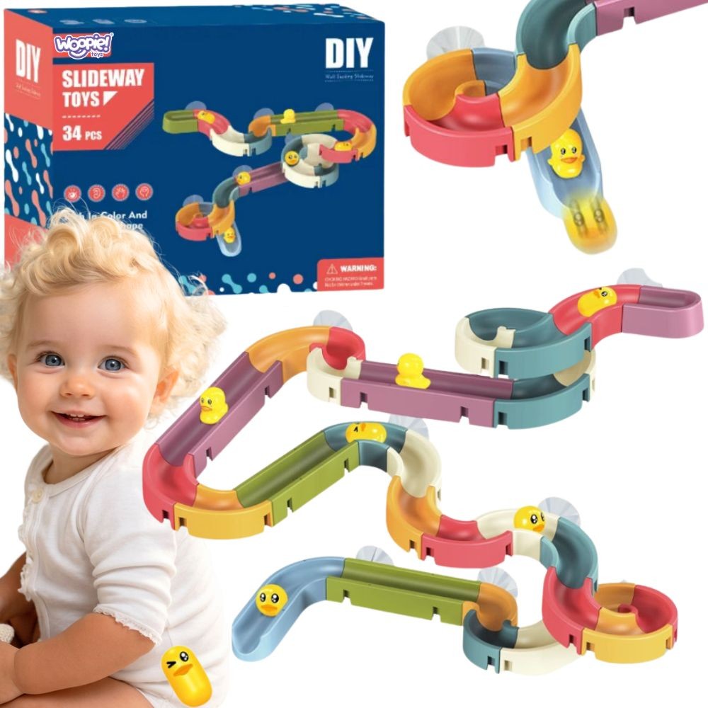 WOOPIE Water Slide with Duck for Bathing 34 pcs.