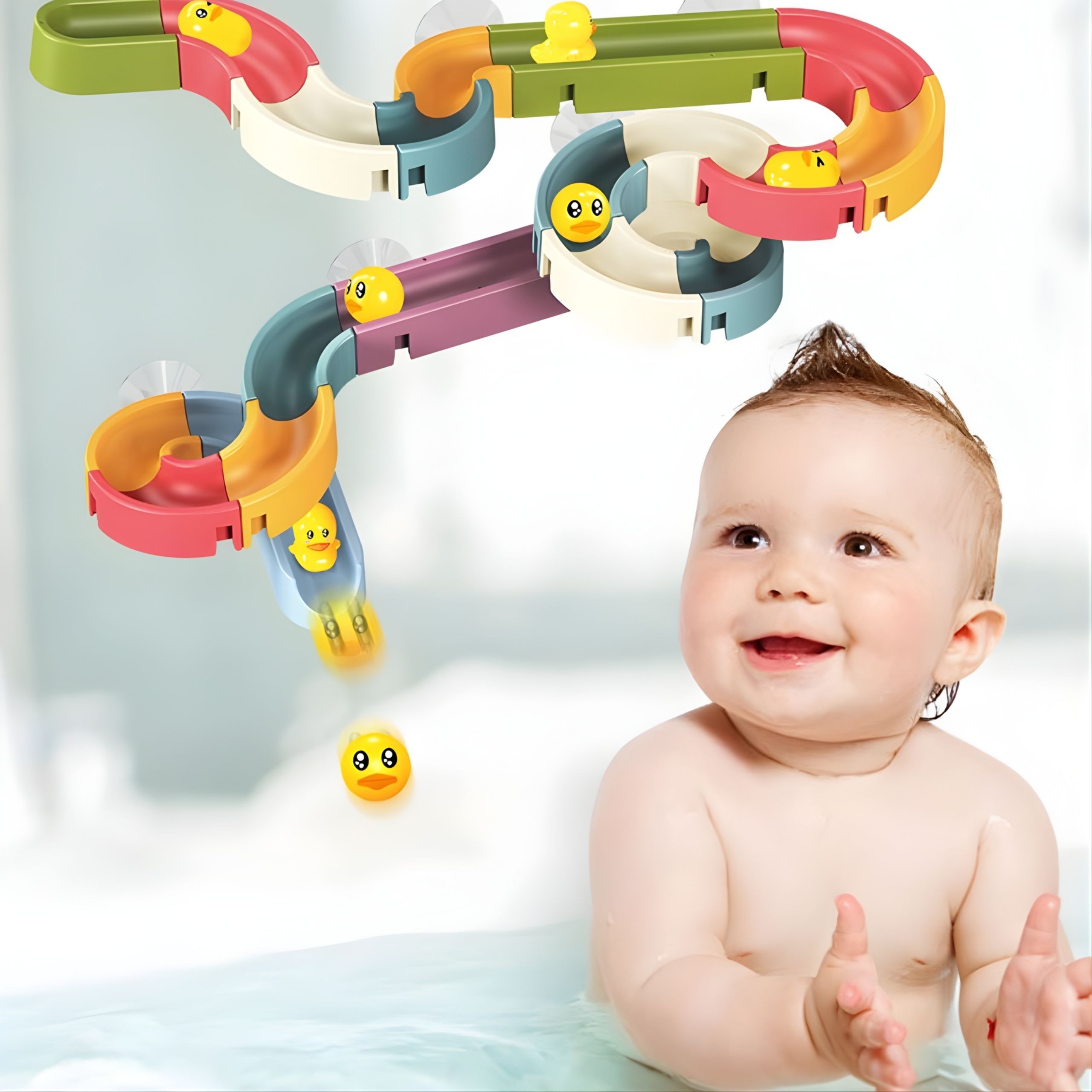 WOOPIE Water Slide with Duck for Bathing 34 pcs. - Slika 2