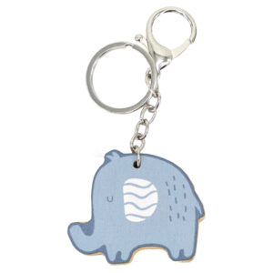 VIGA PolarB Wooden Elephant Keychain