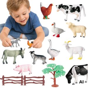 WOOPIE Farm Figures Set 14 pcs.