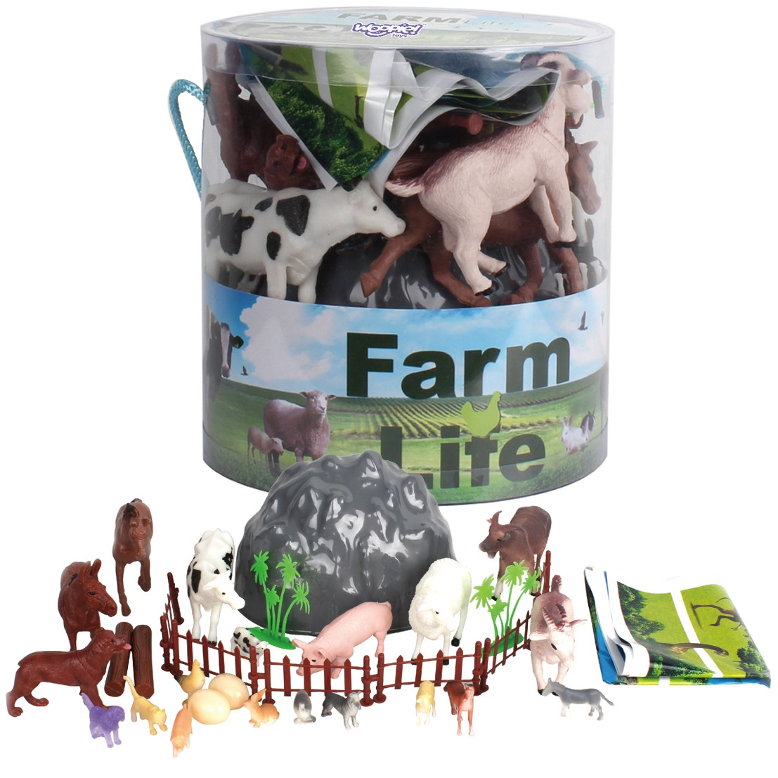 WOOPIE Set of Farm Animals Figures 34 pcs.