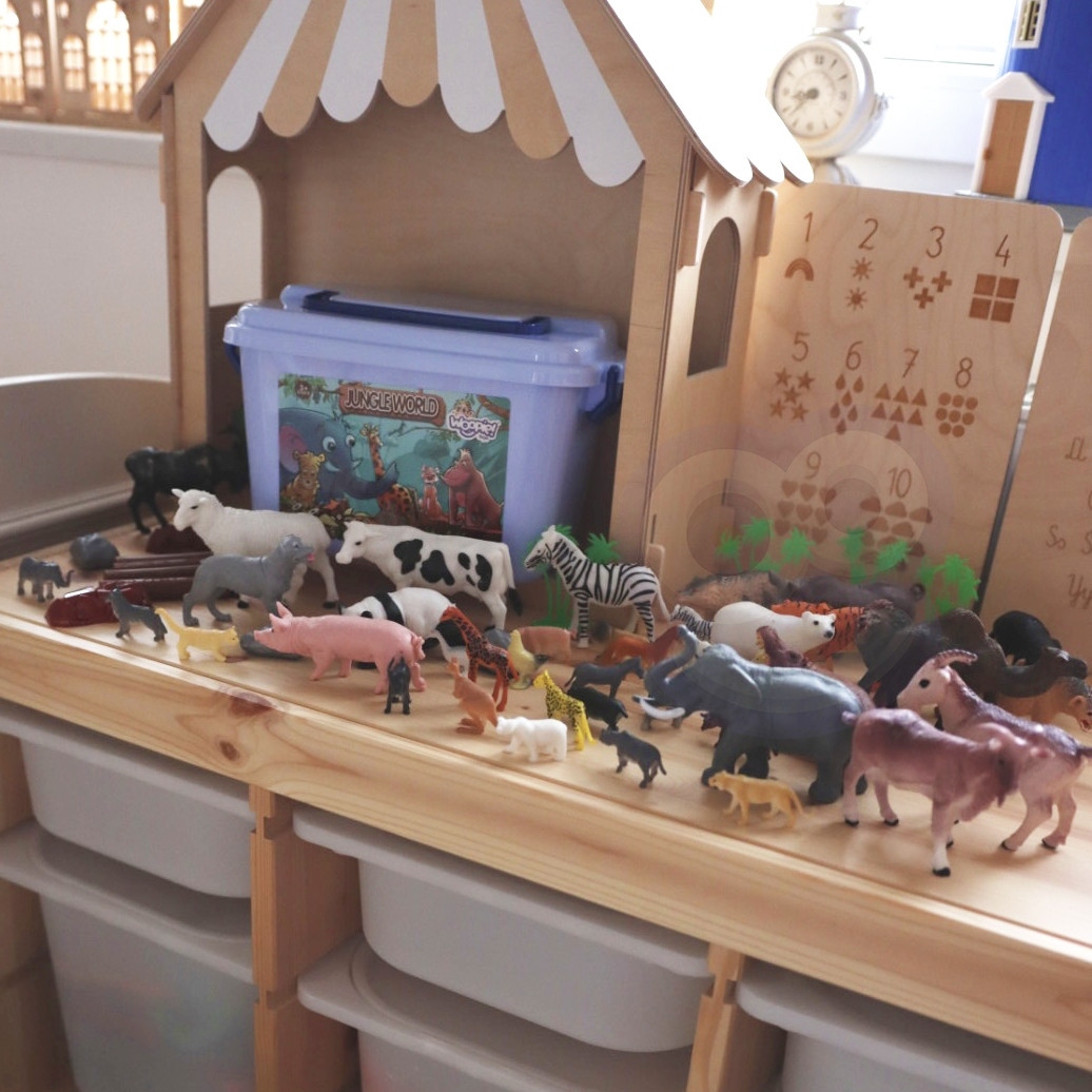WOOPIE Set of Animal Figures XXL 58 pcs. - Slika 2
