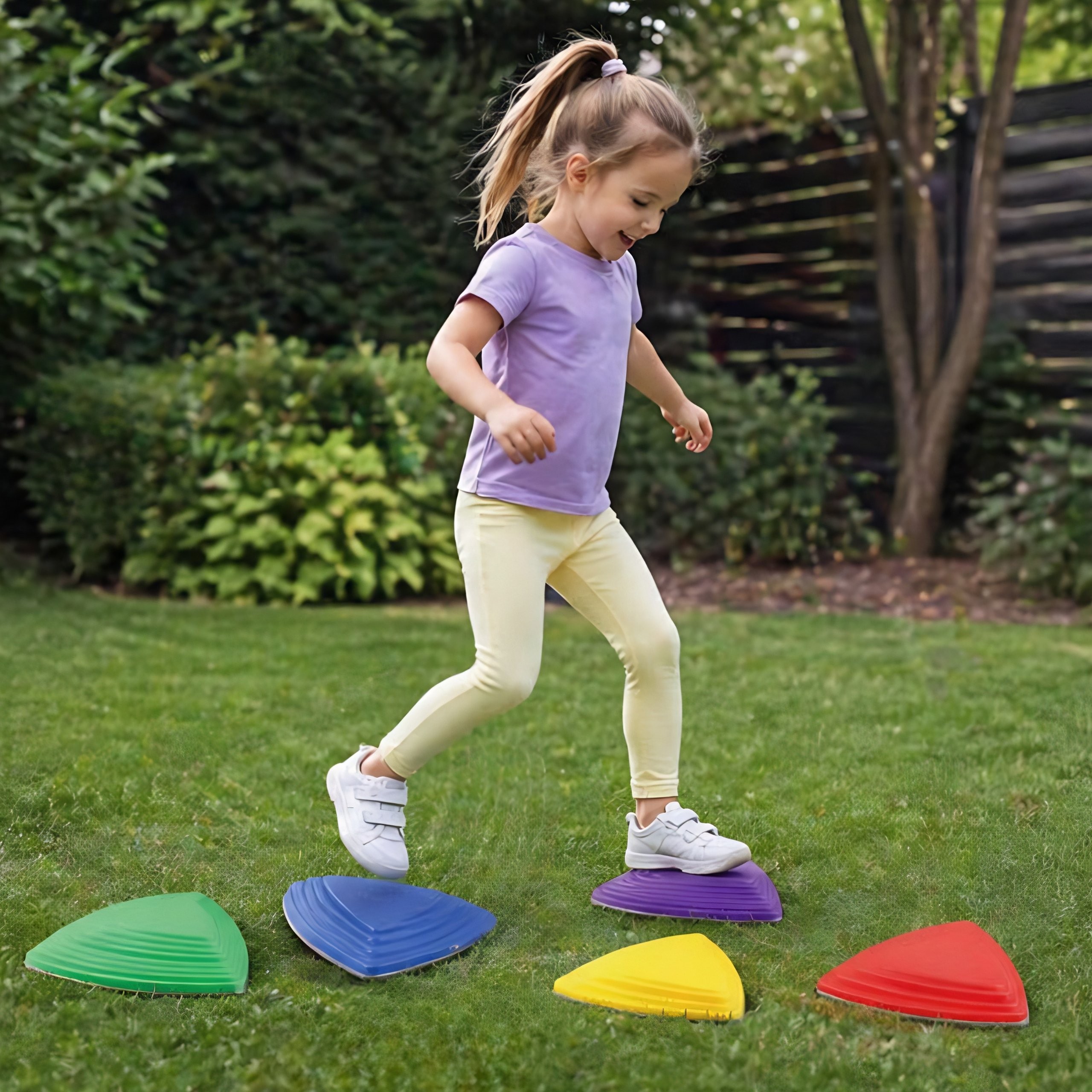 WOOPIE Sensory Stones Balance Training Anti-slip 6 pcs. - Slika 2