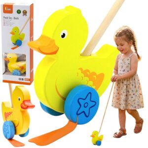 VIGA Wooden Duck Pusher
