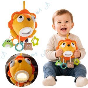 WOOPIE Baby Plush Lion Interactive Musical Cuddly Toy with Pendants and Teethers