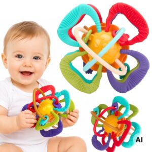 WOOPIE BABY Sensory Ball Teether for Babies