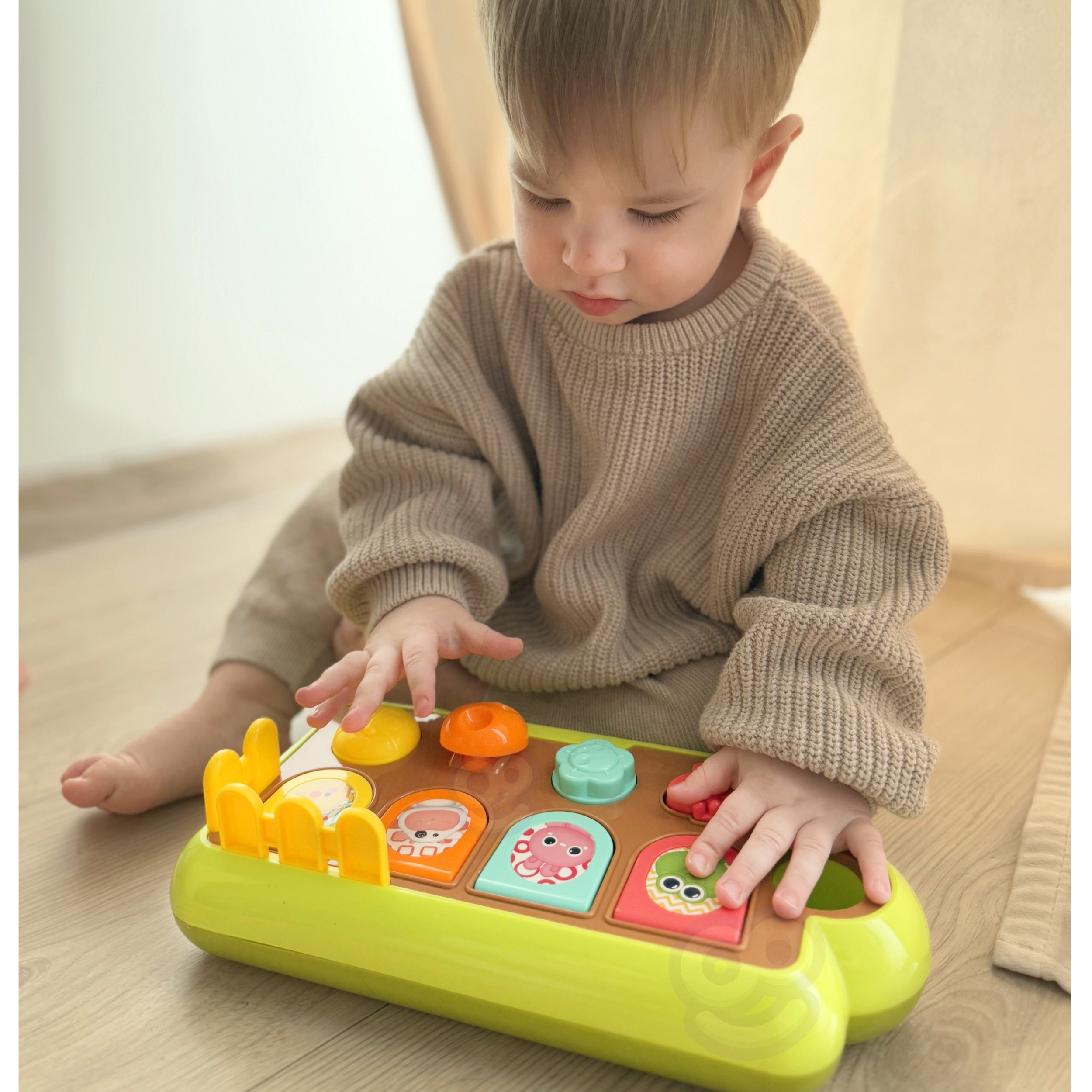 WOOPIE BABY Educational Toy Pop-Up Animals Happy Farm - Slika 2
