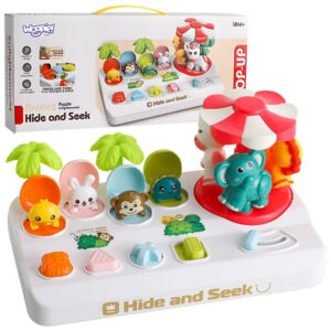 WOOPIE BABY Pop-Up Animals Carousel Interactive Toy