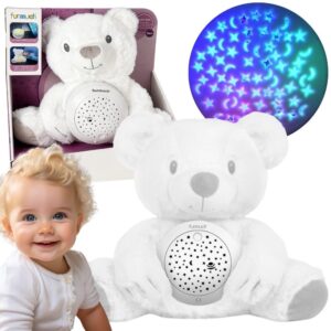 WOOPIE BABY Plush Teddy Bear Sleeper with Projector