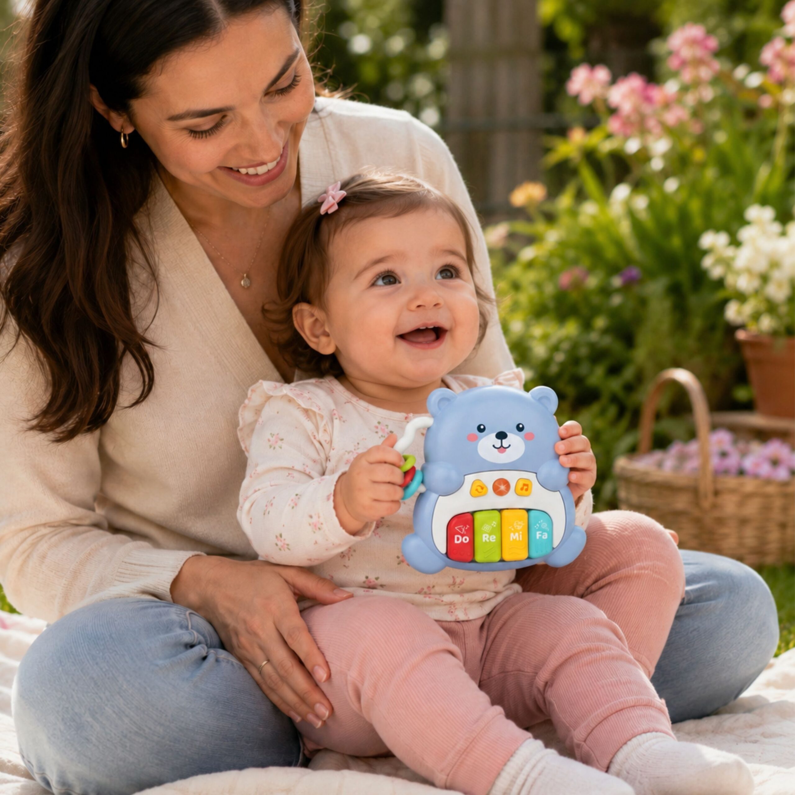 WOOPIE BABY Interactive Piano Musical Teddy Bear 1 piece - Slika 2