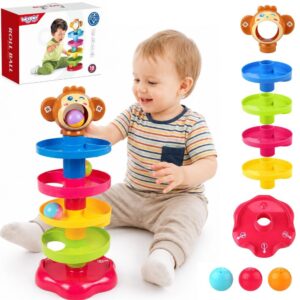 WOOPIE BABY Ball Track Spiral Set + 3 Balls