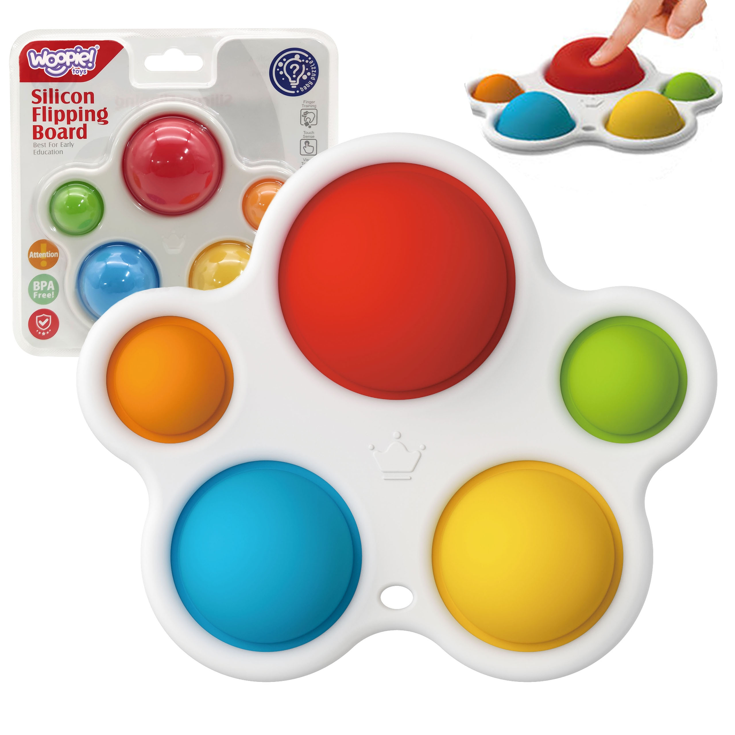 WOOPIE BABY POP IT Montessori Anti-Stress Sensory Toy Teether