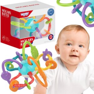 WOOPIE BABY SENSORY TOY RATTLE TEETHING 2in1