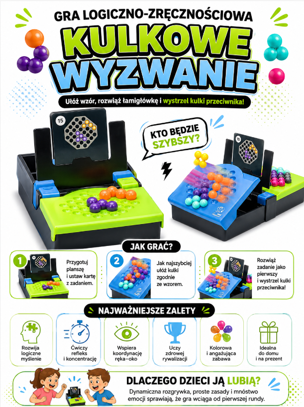 WOOPIE IQ Logic Game Strategic Brain Training "Head to Head" Timed Pattern Solving - Slika 6
