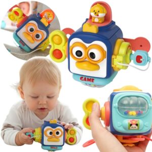 WOOPIE Penguin Montessori Sensory Cube 6-in-1