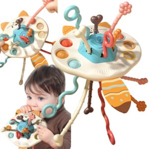 WOOPIE BABY Montessori Sensory Toy Teether Rattle Multifunctional Fox