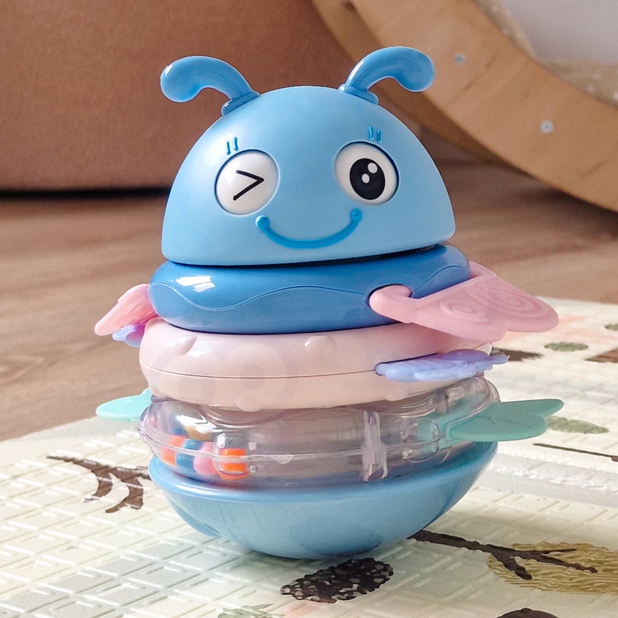 WOOPIE Baby Wanka Stand Up Sensory Toy 2 in 1 Rattle Teether - Slika 2