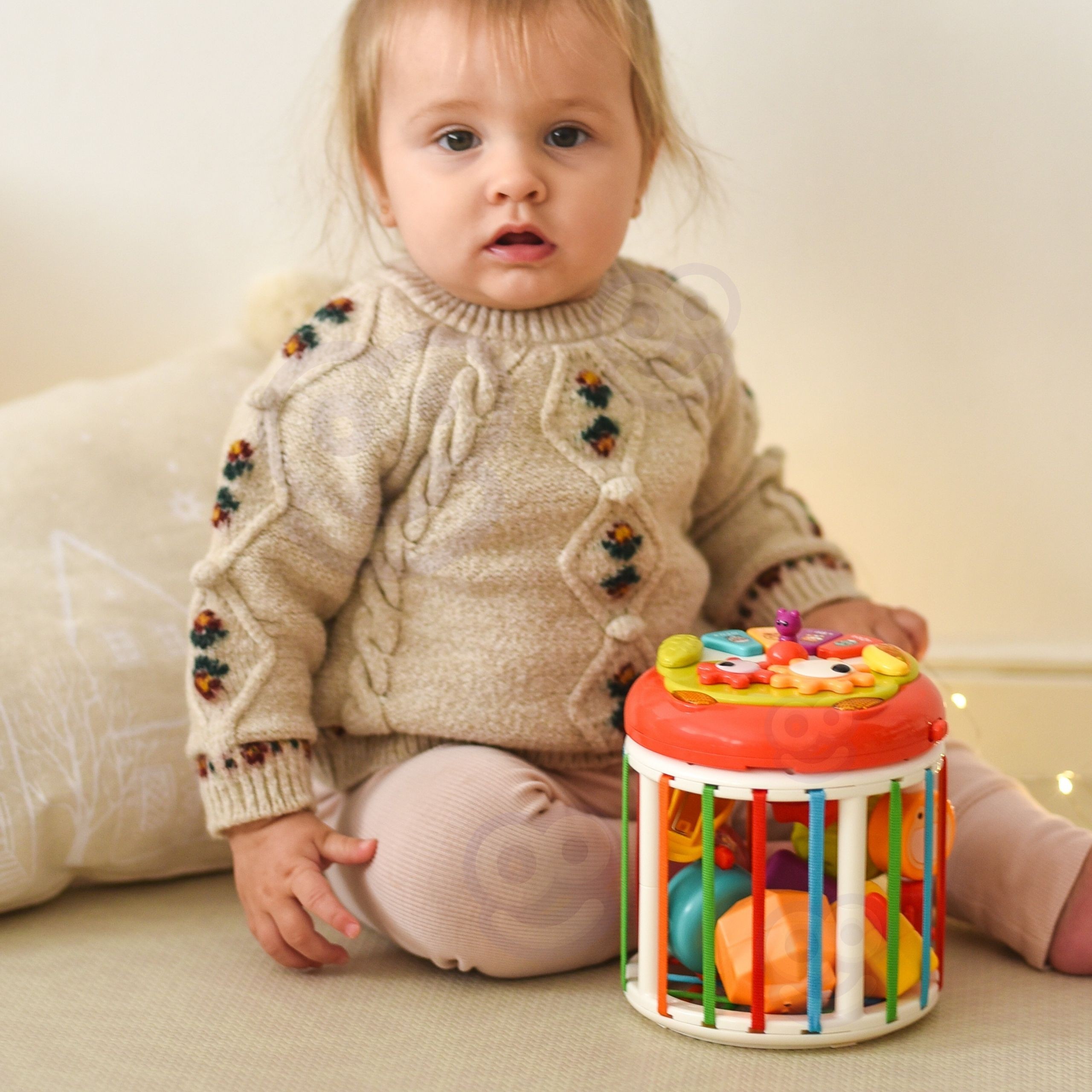 WOOPIE BABY Roller Sensory Cube Interactive Drum - Slika 2