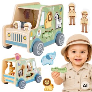 TOOKY TOY Safarii Activity Cube Car
