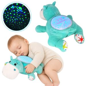 WOOPIE BABY Cuddly Toy 2-in-1 Projector Sleeper Hippo