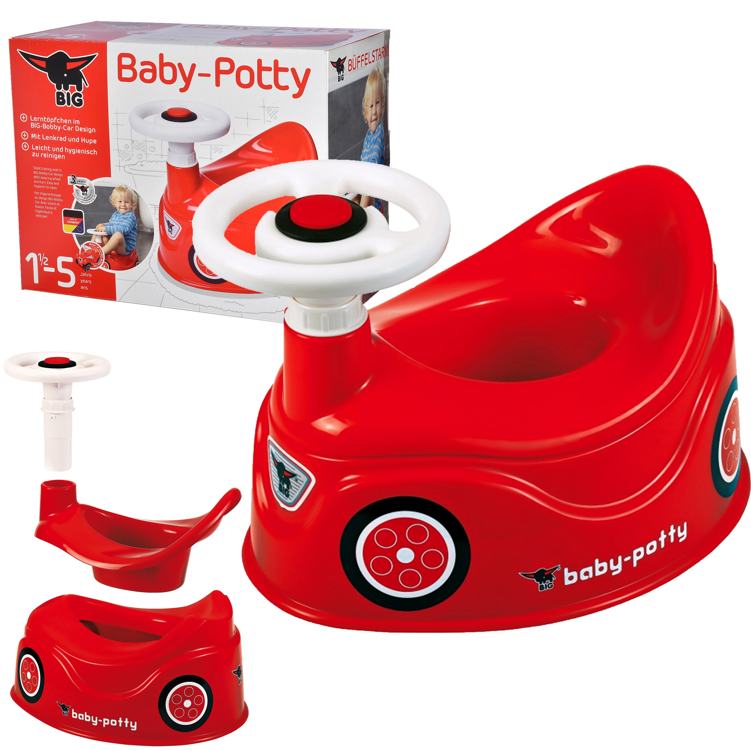 BIG Potty New Bobby Car Toy Car Steering Wheel