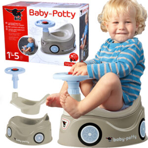 BIG Potty Gray New Bobby Car Toy Steering Wheel