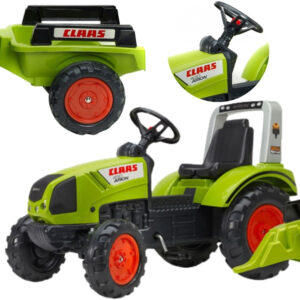 Falk Claas Pedal Tractor with Trailer Large Tractor Toy 3+