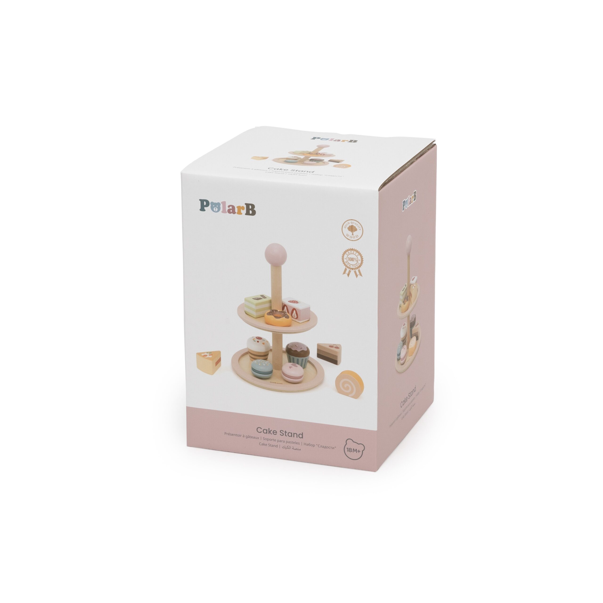 VIGA Wooden Cake Stand with Accessories - Slika 6