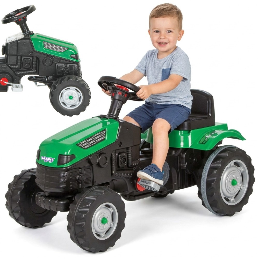 WOOPIE Pedal Tractor Farmer GoTrac Tractor Silent Wheels
