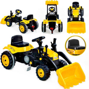 WOOPIE Pedal traktor Farmer MaxTrac Classic kantica Dozer