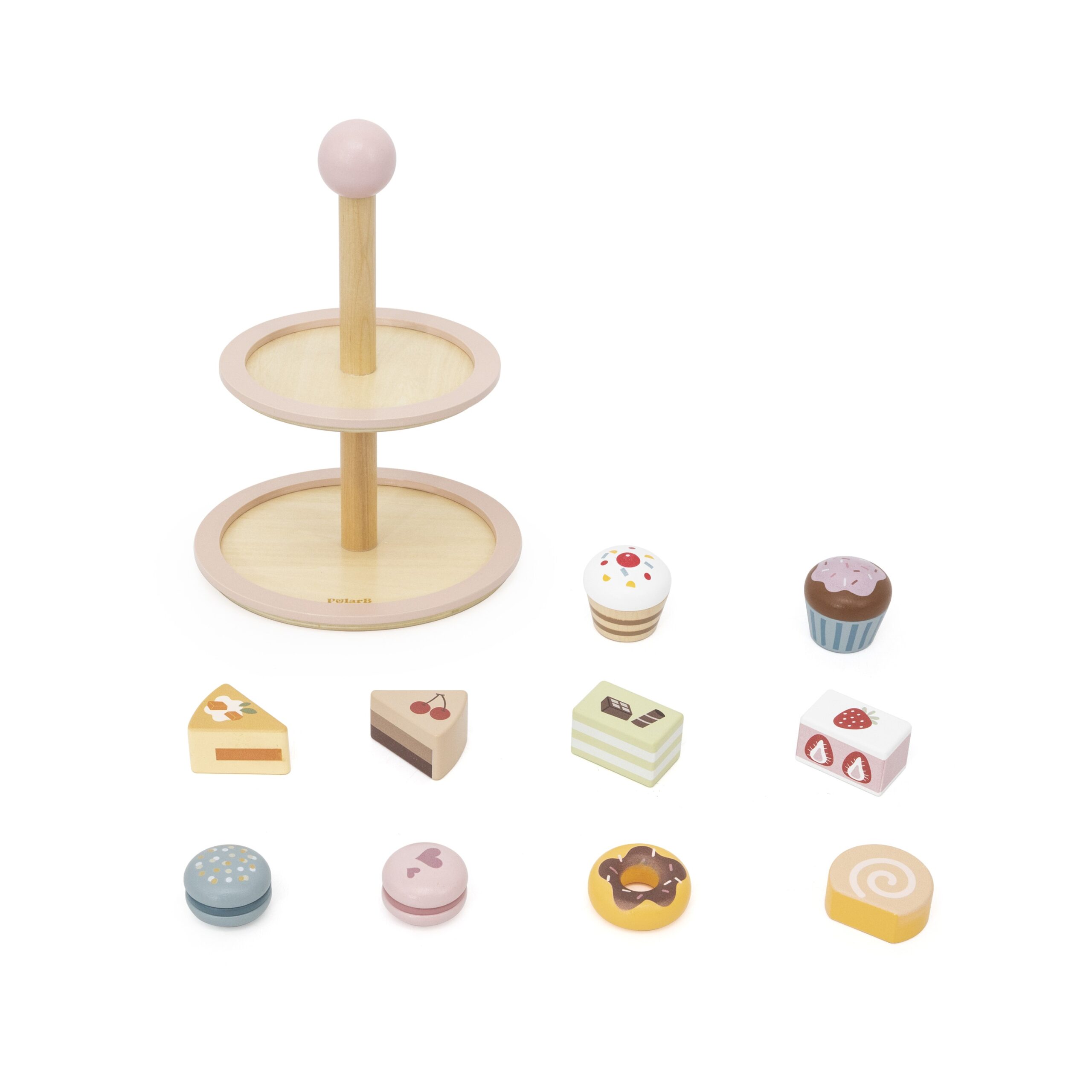 VIGA Wooden Cake Stand with Accessories - Slika 8