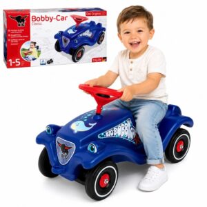 BIG Classic Bobby Car Ride-On with Dolphin Drawing
