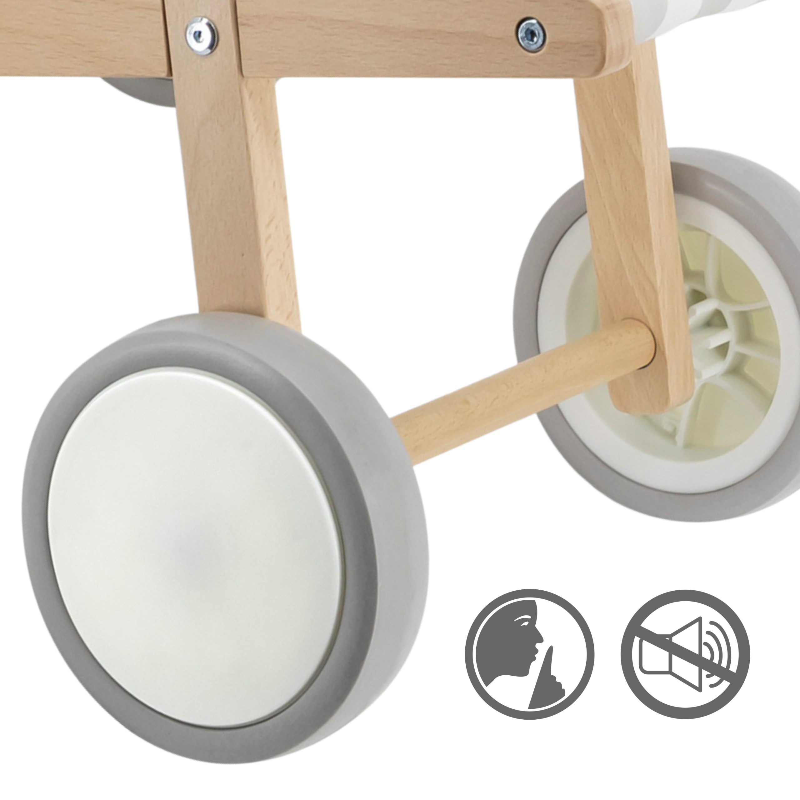 VIGA Wooden Doll Stroller - Slika 6