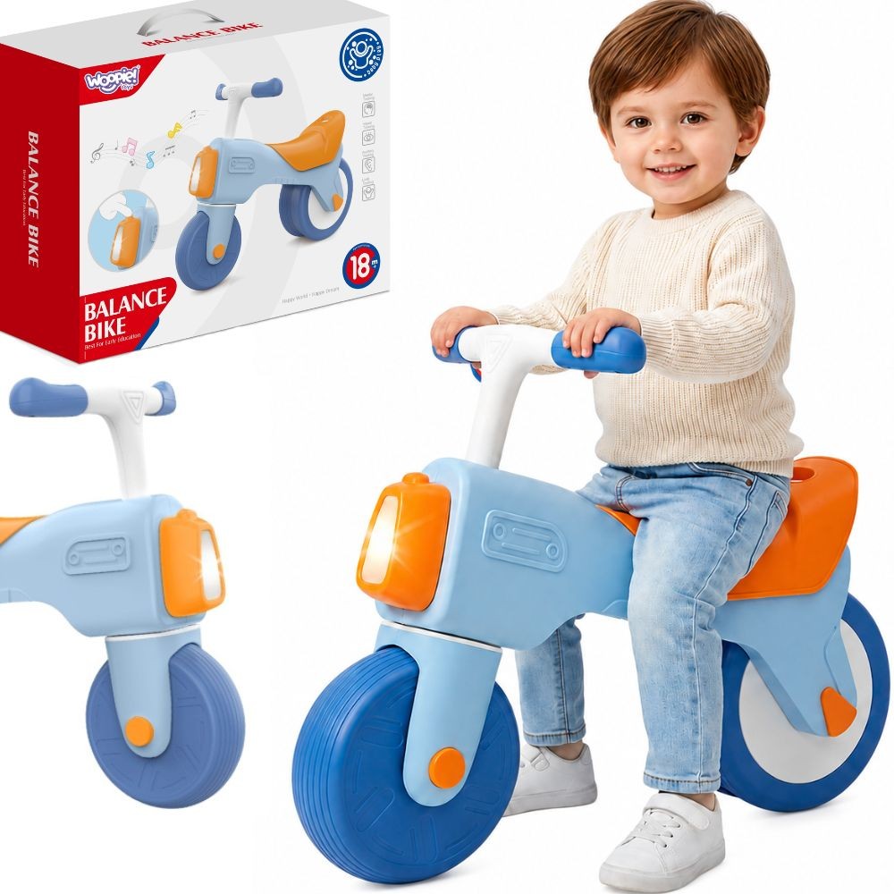 WOOPIE Balance Bike Ride-on Sound Light 18m+
